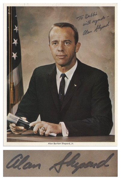 Alan Shepard 8'' x 10'' Signed Photo